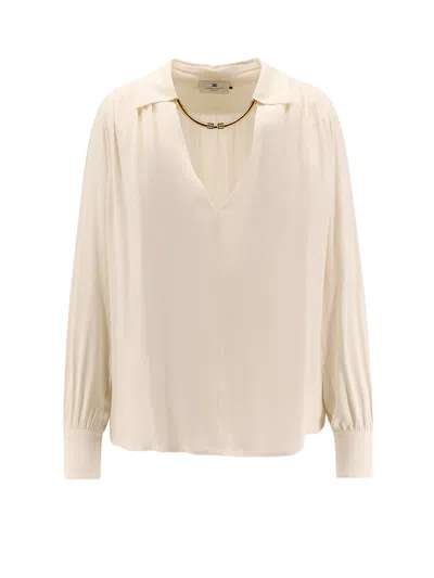 Elisabetta Franchi Viscose Shirt In White