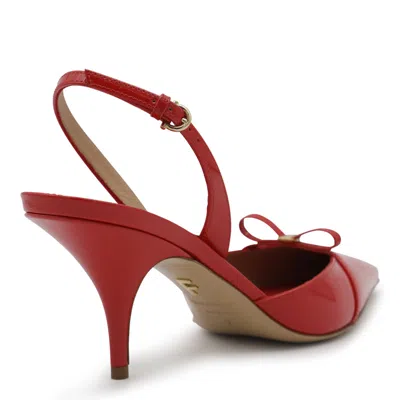 Ferragamo With Heel Flame Red