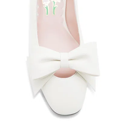 Valentino Garavani Ivory Leather Pumps