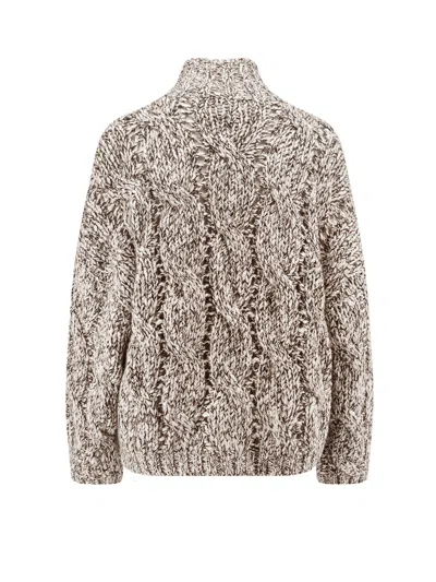 Brunello Cucinelli Wool And Cashmere Turtleneck Sweater With Sequins