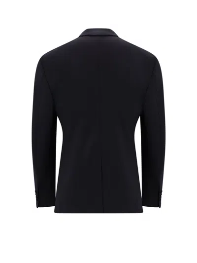 Dolce & Gabbana Wool And Silk Tuxedo Jacket In Black