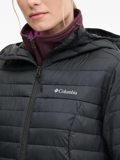 Columbia Quilted Hooded Jacket In Black