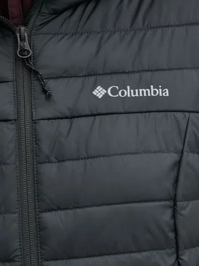 Columbia Quilted Hooded Jacket In Black