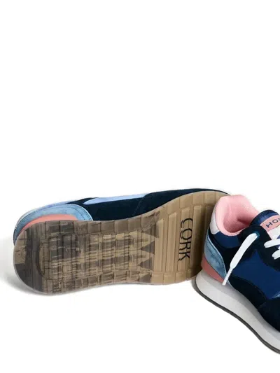 拼接绒面皮运动鞋