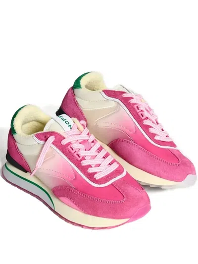 Hoff X Gonzalo Muino Womens Flame Multicoloured Trainers In Multi Leather