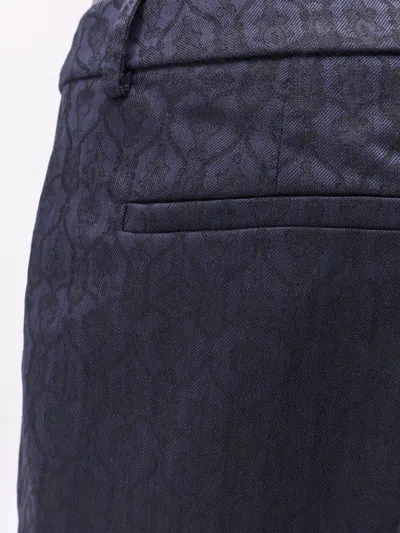Etro Women Wool Trousers With Iconic Motif In Black