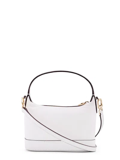 Michael Kors Wythe Leather Handbag With Frontal Logo