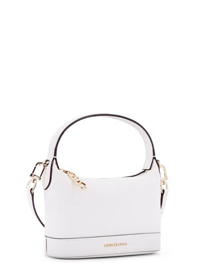 Michael Kors Wythe Leather Handbag With Frontal Logo