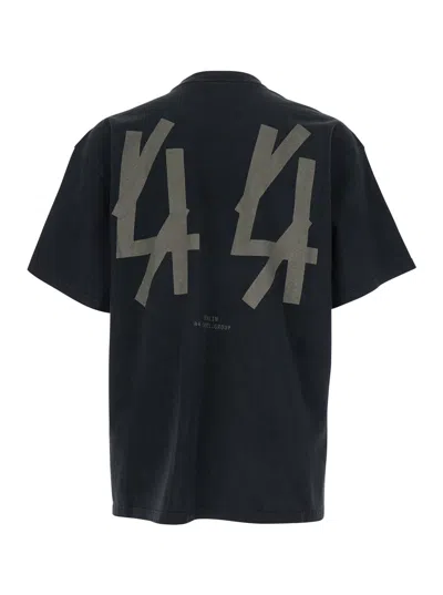 44 Label Group T-shirt 44 Black/smoke Grey In Black