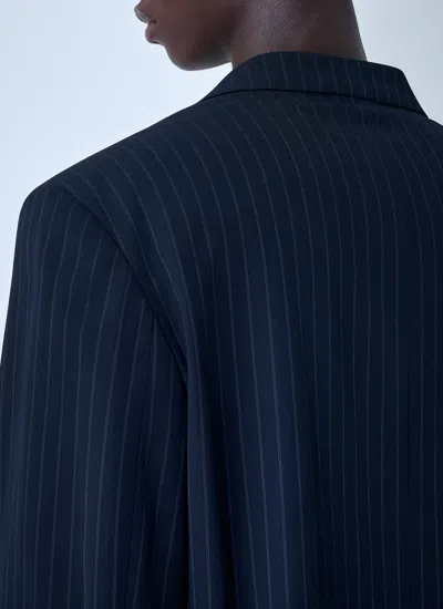 Acne Studios Men Single-breasted Blazer In Blue