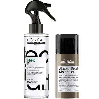 L'oreal Professionnel L'oréal Professionnel Protect & Style Bundle: Tecni Art Flex Pli, Thermo-modelling Styling Hair Spra