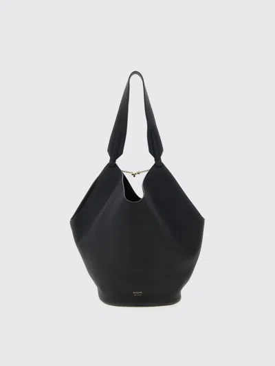 Khaite Small Lotus Tote Bag In Black