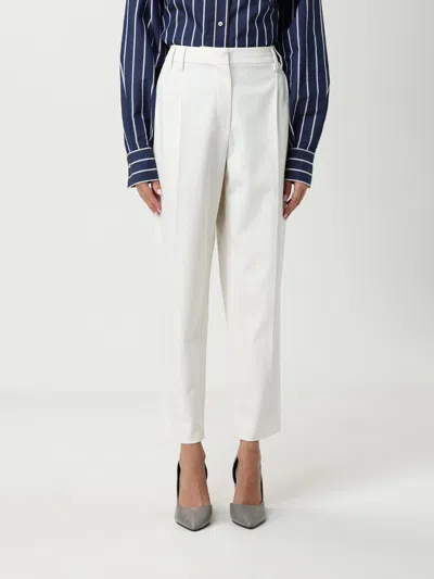 Brunello Cucinelli Trousers In White