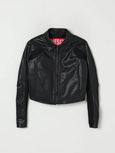 Diesel Jacket  Kids Color Black In Black