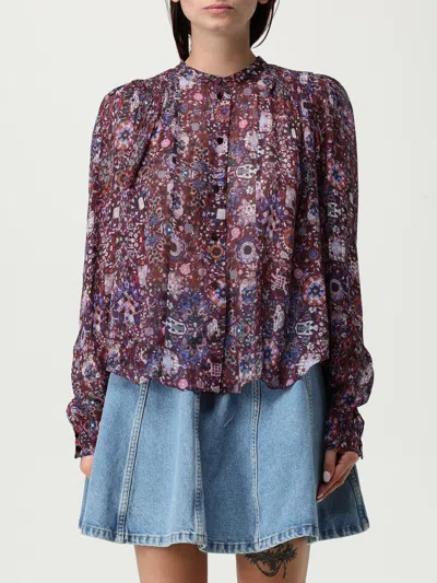Isabel Marant Étoile Shirt Isabel Marant Etoile Woman Color Plum In Multi