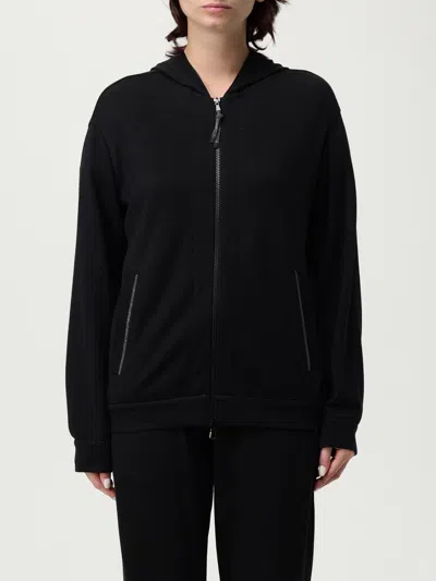 Brunello Cucinelli Sweatshirt  Woman Color Black In Black