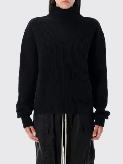 Rick Owens Black Porterville Fisherman Tabard Turtleneck In Black