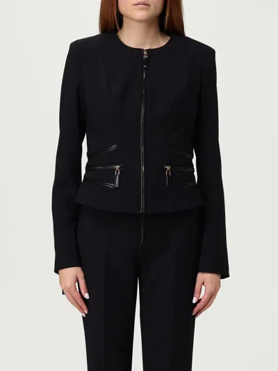 Elisabetta Franchi Elisbetta Franchi Black Zipped Jacket In Black