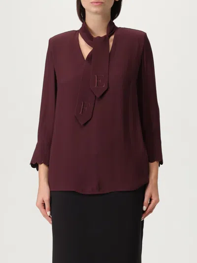 Elisabetta Franchi Top  Woman Color Red Purple In Purple