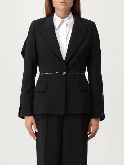 Elisabetta Franchi Jacket  Woman Color Black In Black