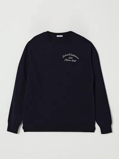 毛衣 DOLCE & GABBANA 儿童 颜色 蓝色