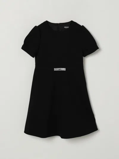 Versace Dress  Kids Color Black In Black