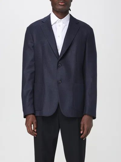 外套 GIORGIO ARMANI 男士 颜色 蓝色