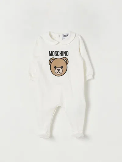 Moschino Tracksuit  Kids Color Yellow Cream In White