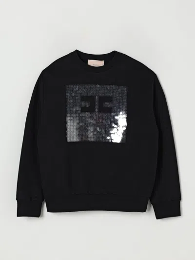 Elisabetta Franchi La Mia Bambina Sweater  Kids Color Black In Black