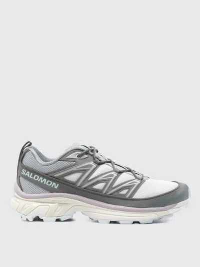 Salomon Womens Lunroc Clrock Bllblu Xt-6 Expanse Woven Trainers In Gray