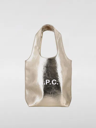 Apc A.p.c. Ninon Shopper Bag - Synthetic - Gold In Gold
