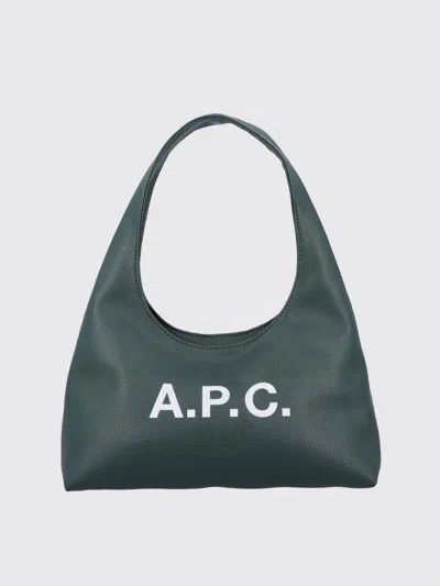 A.p.c. A. P.c. Mini Structured Tote Bag In Green