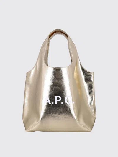 Apc A.p.c. Ninon Shopper Bag - Synthetic - Gold In Gold