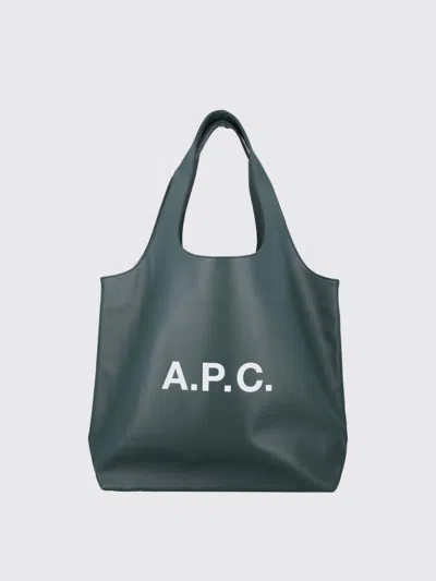 Apc A.p.c. Ninon Small Shopper Bag - Synthetic - Green In Green