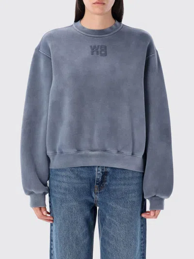 Alexander Wang T Sweatshirt T By Alexander Wang Woman Color Grey In Gray