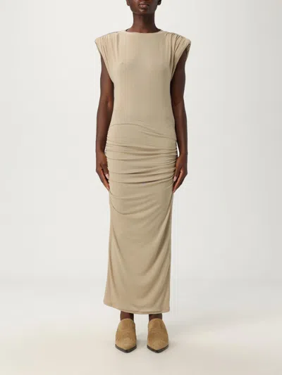 Isabel Marant Étoile Marant Etoile Women Draped Midi Dress In Brown