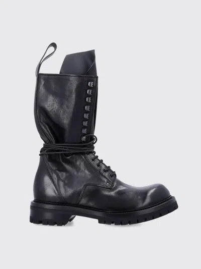 Rick Owens Boots  Woman Color Black In Black