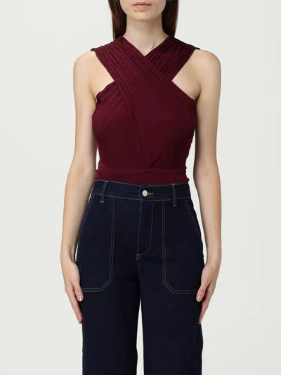 Twinset Top  Woman Color Burgundy In Red
