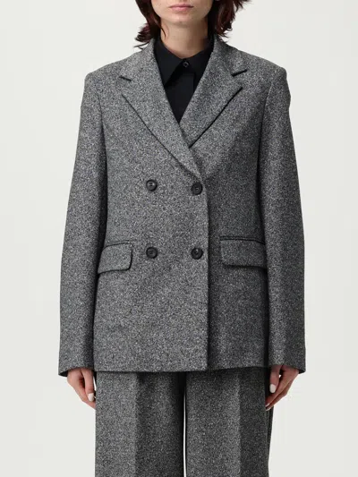 Mm Max Mara Jacket  Woman Color Multicolor In Gray