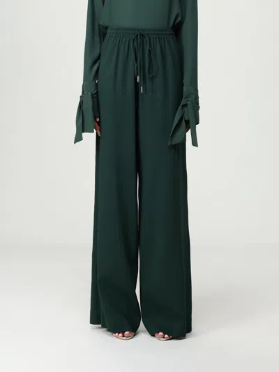Ermanno Scervino Pantalone In Poliestere Verde Scuro  Donna In Green
