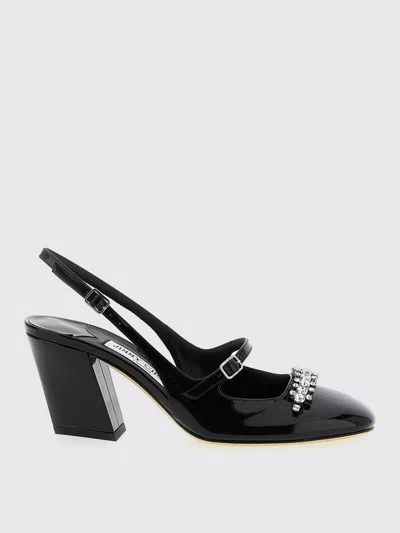 Jimmy Choo 'belinda' Block Heel Square Toe Pumps In Black