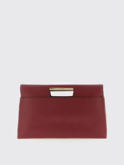 Furla ' Giada' Clutch In Burgundy
