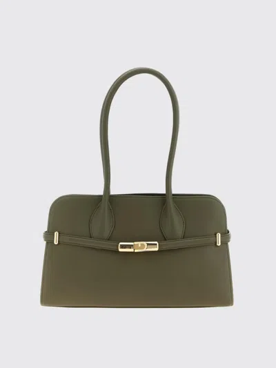 Furla Goccia Dome M Shoulder Bag In Green