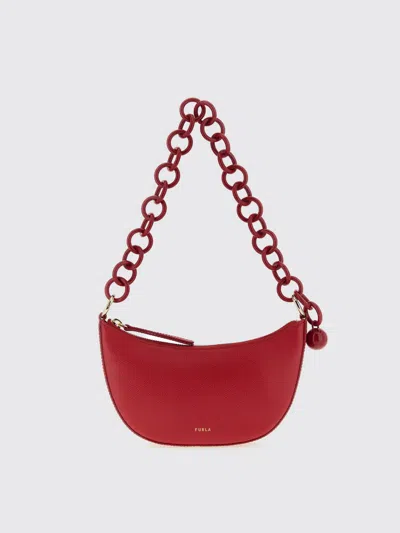 Furla Sfera Mini Shoulder Bag In Red