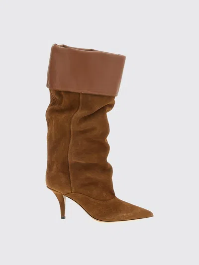 Paris Texas Reverse 85 Suede Ankle Boots In Brown