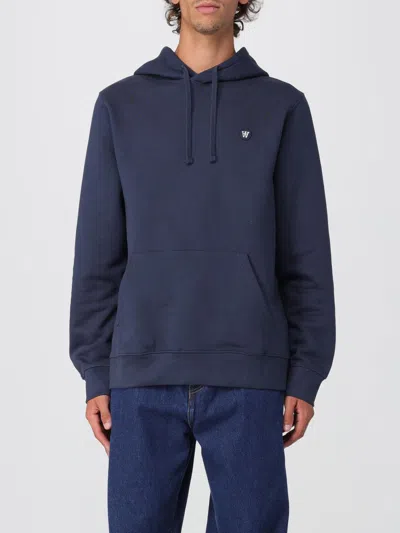 Wood Wood Sweatshirt  Men Color Blue In Blue