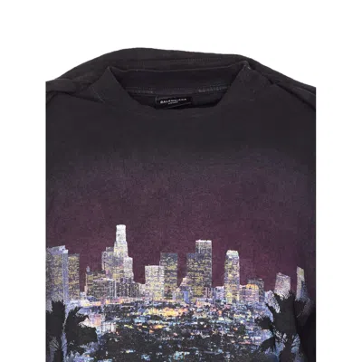 Balenciaga Layered Construction Shirt Featuring Patch Pocket In Black