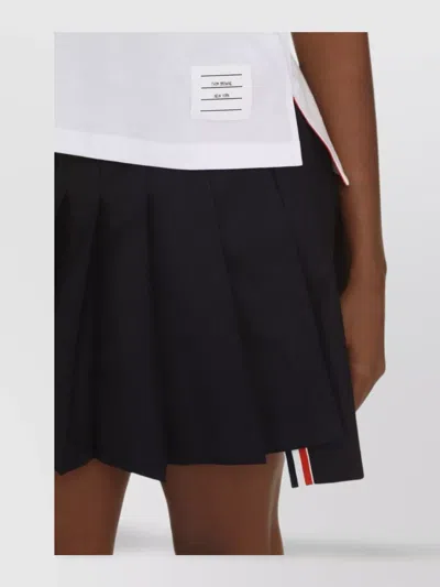 Thom Browne Crew-neck T-shirt Ribbed Side Slit In White