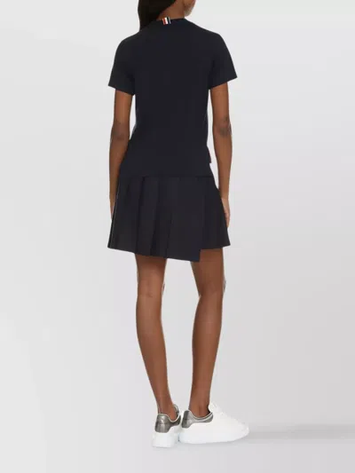 Thom Browne Cotton T-shirt In Blue