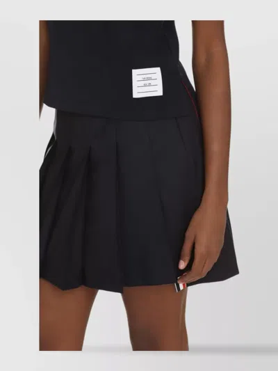 Thom Browne Cotton T-shirt In Blue